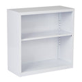 White Metal Bookcase V4736