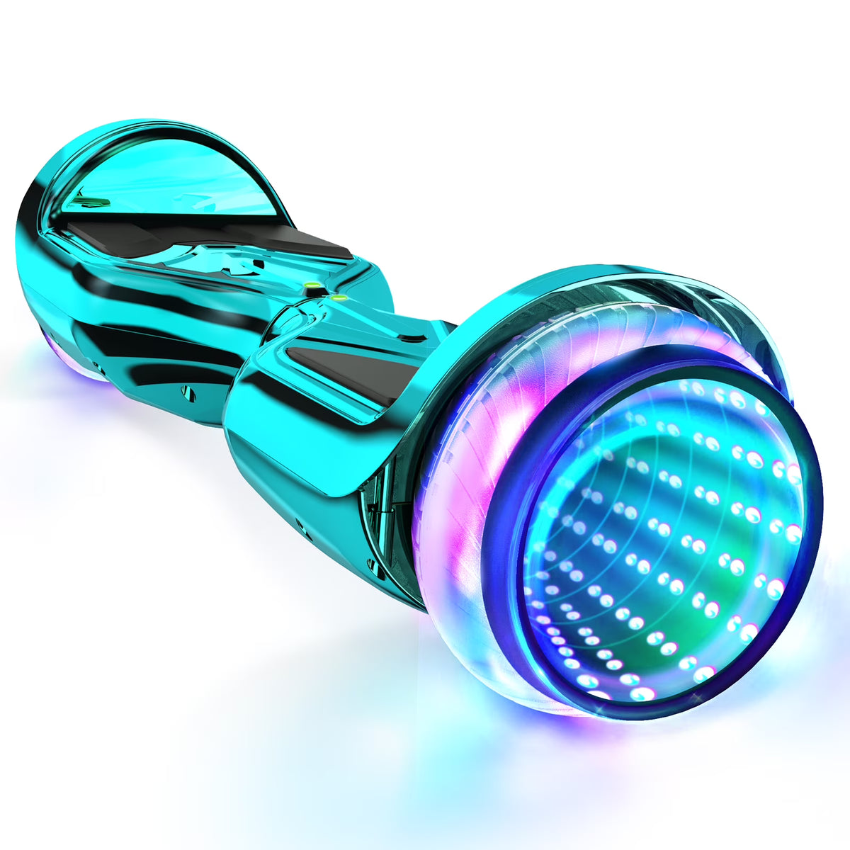 Bluetooth Hoverboard with LED Lights, All Terrain 6.5 inch Two Wheels Electric Scooter Q47769