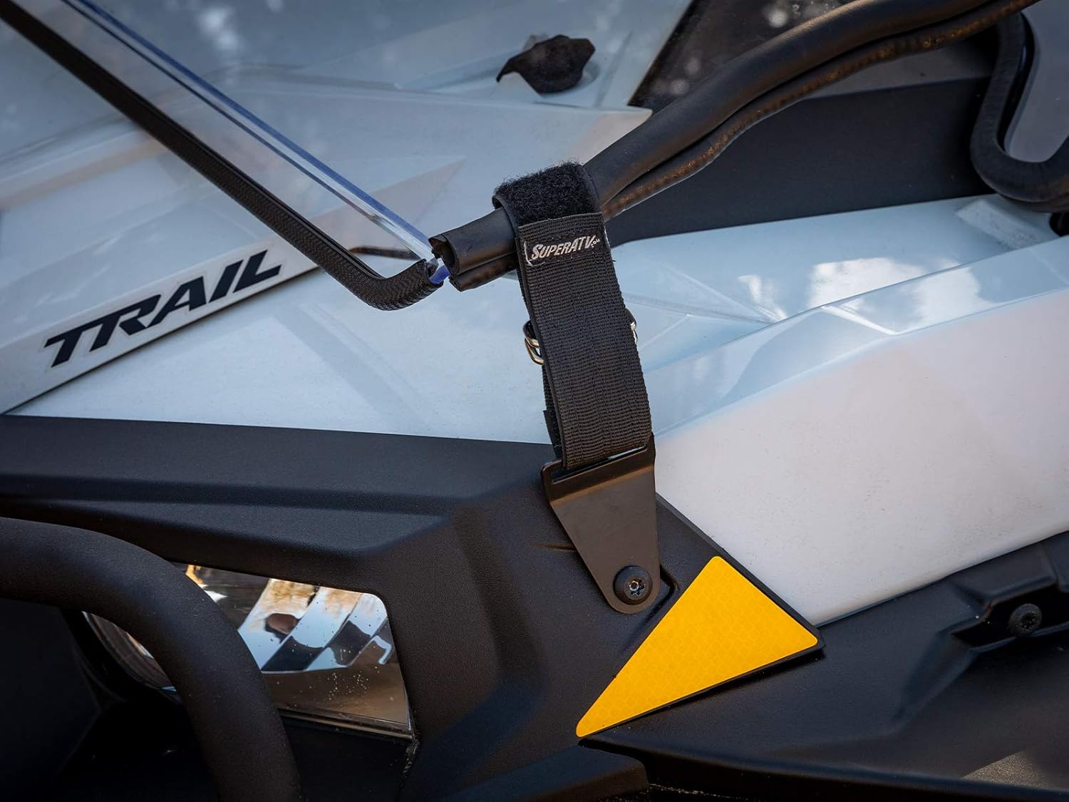 1/4 Thick Polycarbonate Flip Windshield L877