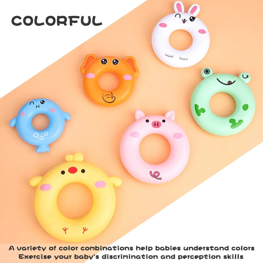 7 Rings Stacking Rings Soft Toys for Babies A714400