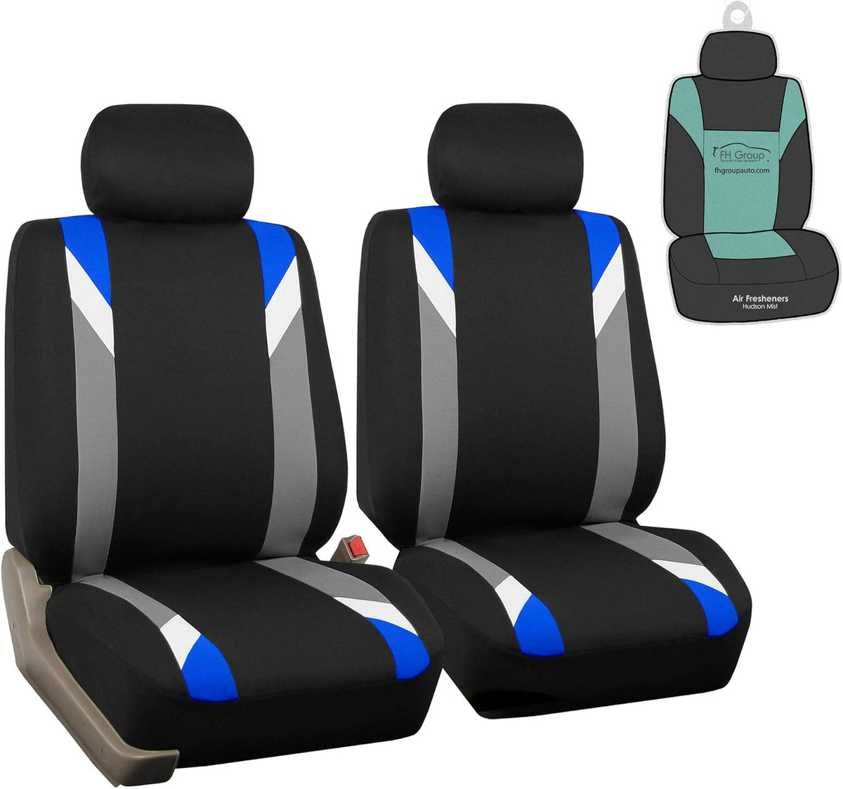 Gray/Black Seat Covers Q23558