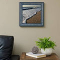 Dusty Blue Baroque Embossed Frame A30235