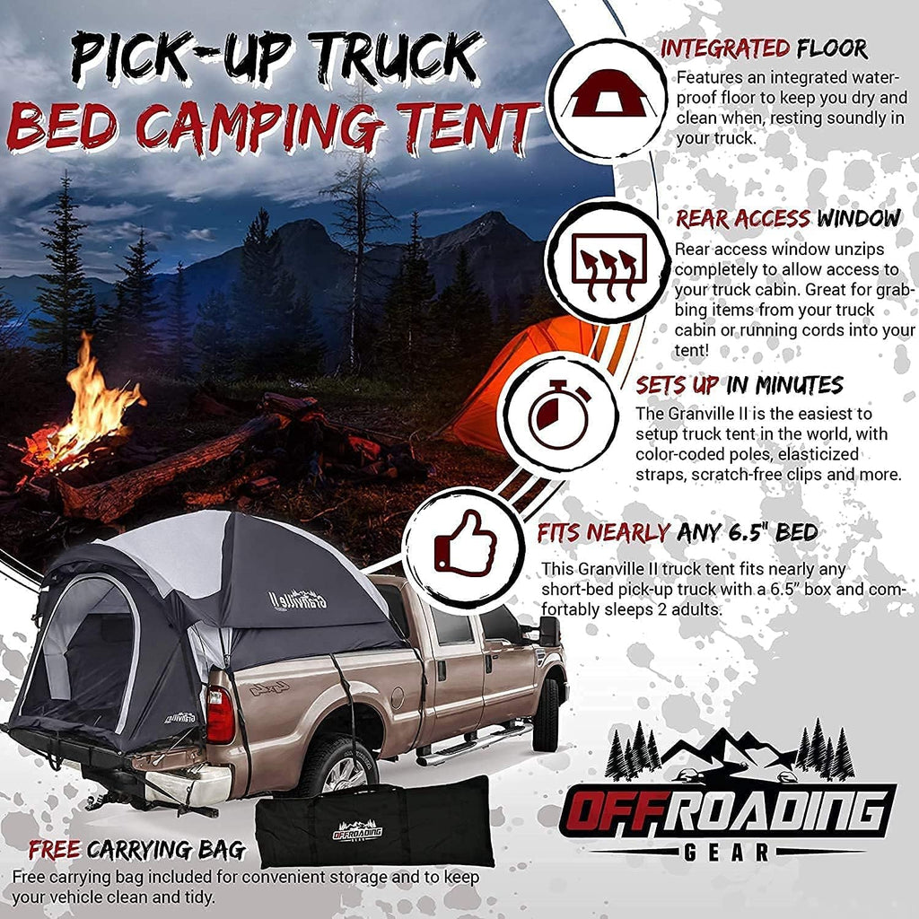 Truck Bed Tent with Front Awning S352