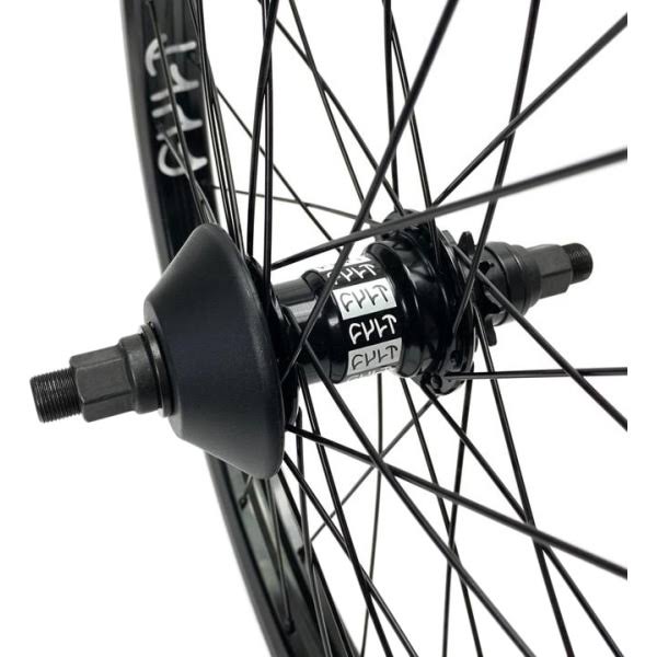 20 14 x 110mm Black Clincher Rim Brake Cassette Rear Wheel R61477