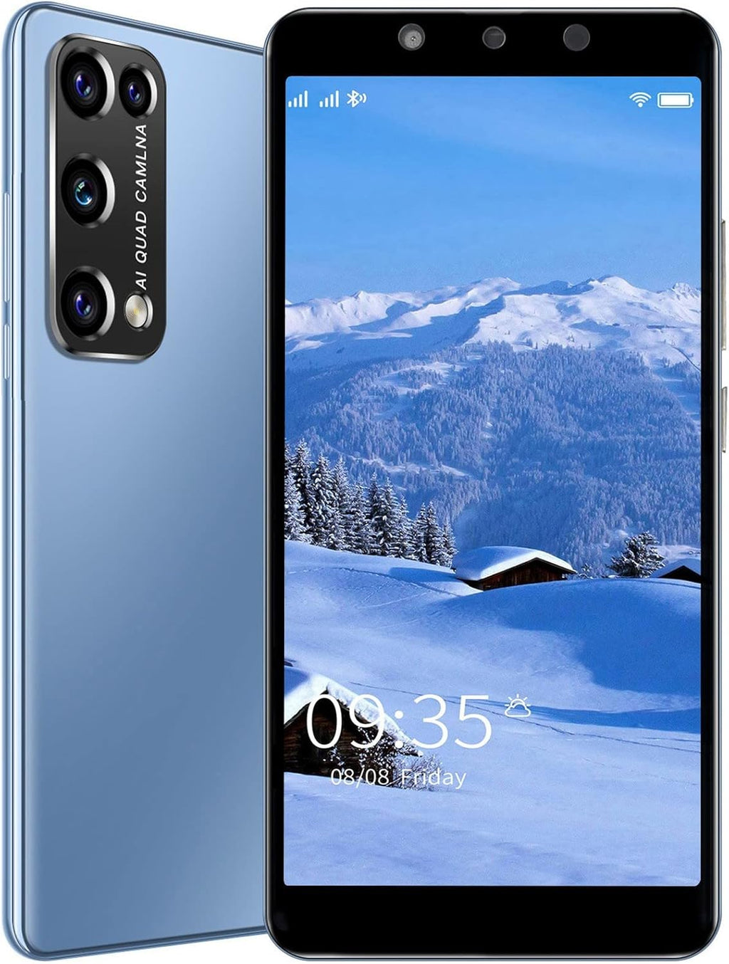 Unlocked Smartphone 1+8GB 5.8 Inch Dual SIM Gray Pack of 2 R355777