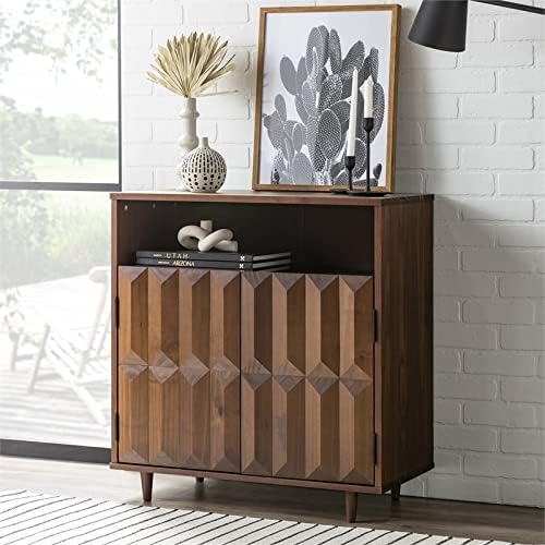 Walnut Solid Wood Accent Cabinet T1147