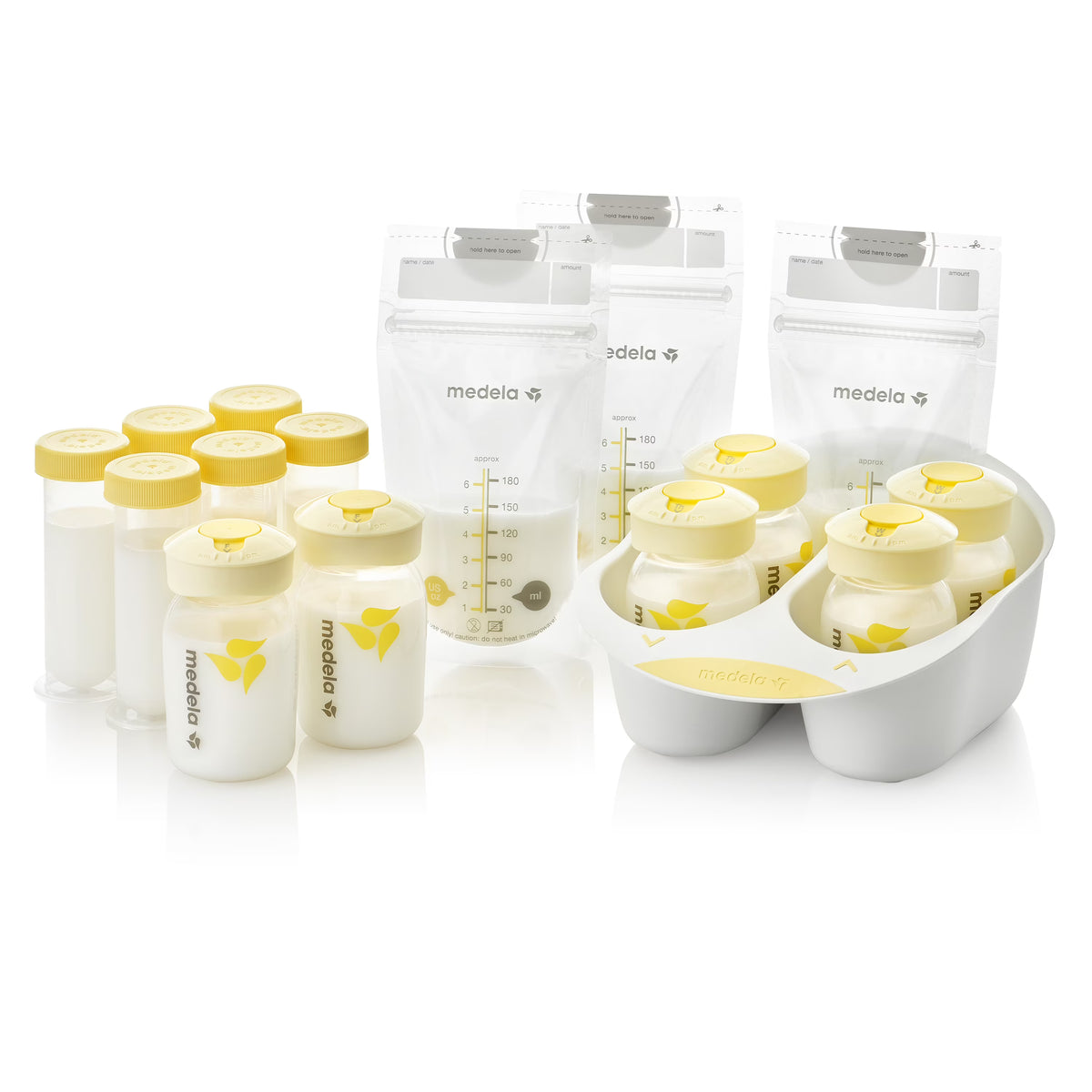 45 Pieces Clear Breast Milk Storage Set B730116