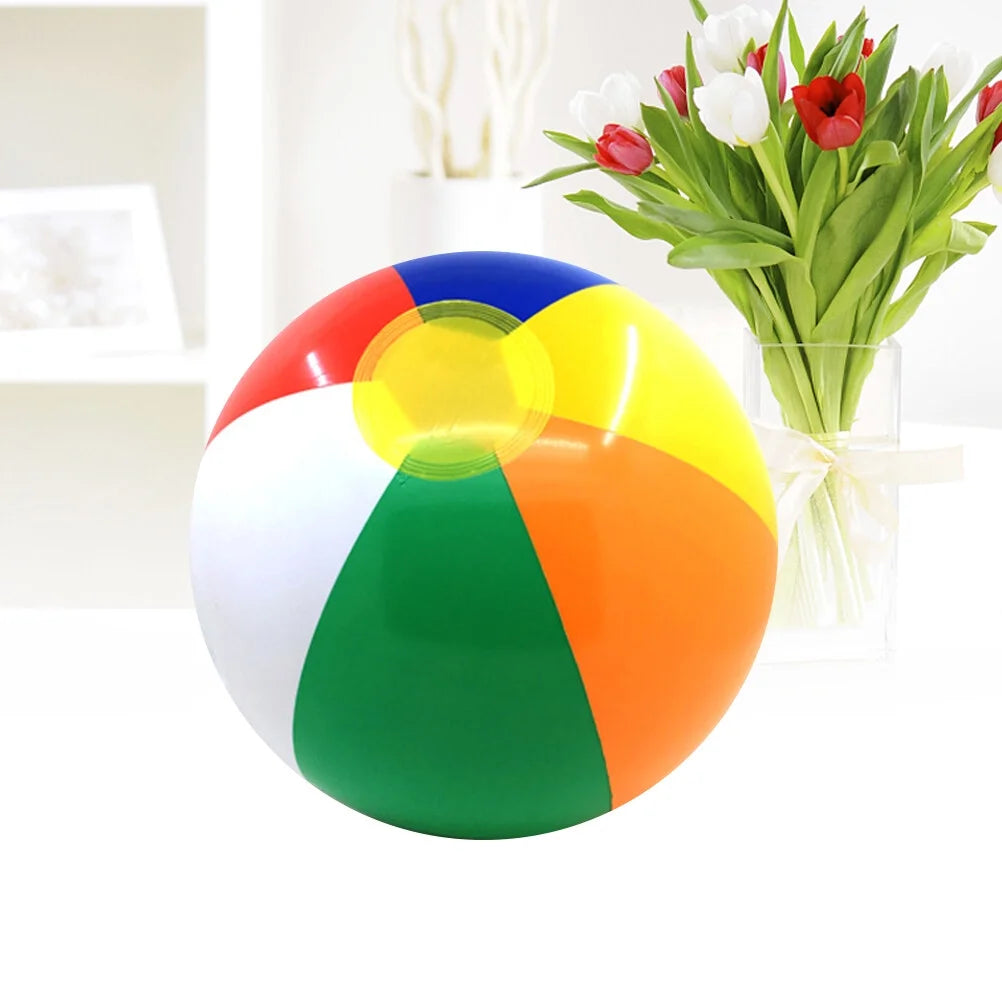 6 Pcs Colorful Inflatable Beach Ball Pool Toys P9460