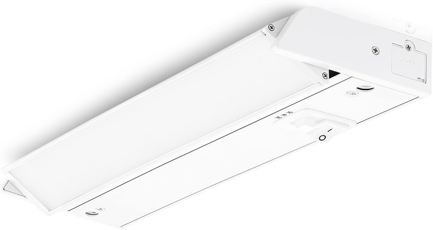 LED Swivel Under Cabinet Lighting, 24 Inch, 14W, 3CCT Color Selectable, Dimmable, Linkable, Pack of 2 J844916