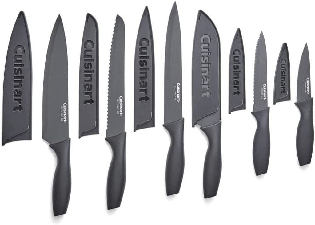 11-Piece Nonstick Hard-Anodized Cookware Set with 12 Piece Ceramic Coated Cutlery Set G6143