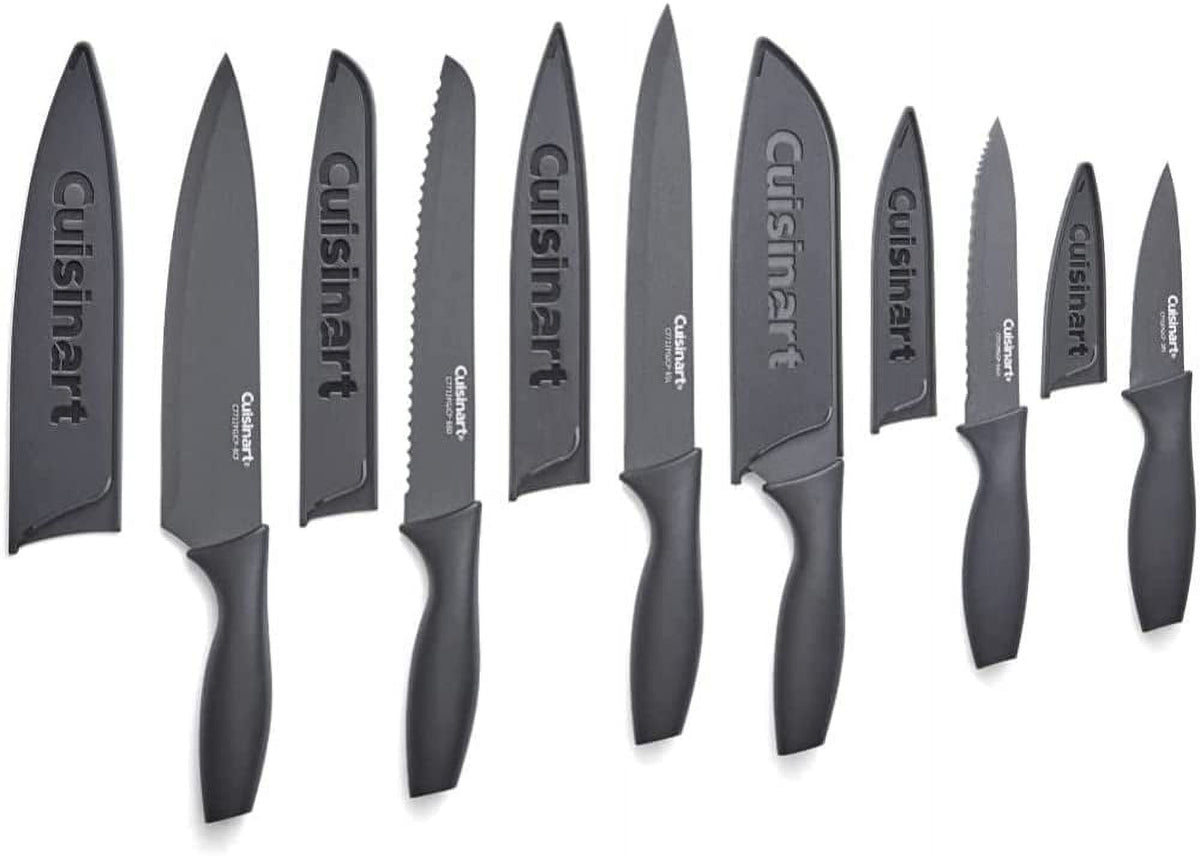 11-Piece Nonstick Hard-Anodized Cookware Set with 12 Piece Ceramic Coated Cutlery Set G6143