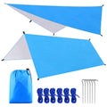 9.8ft Waterproof Camping Tarp Hammock Sunshade Rain Shelter Tarpaulin Canopy E274