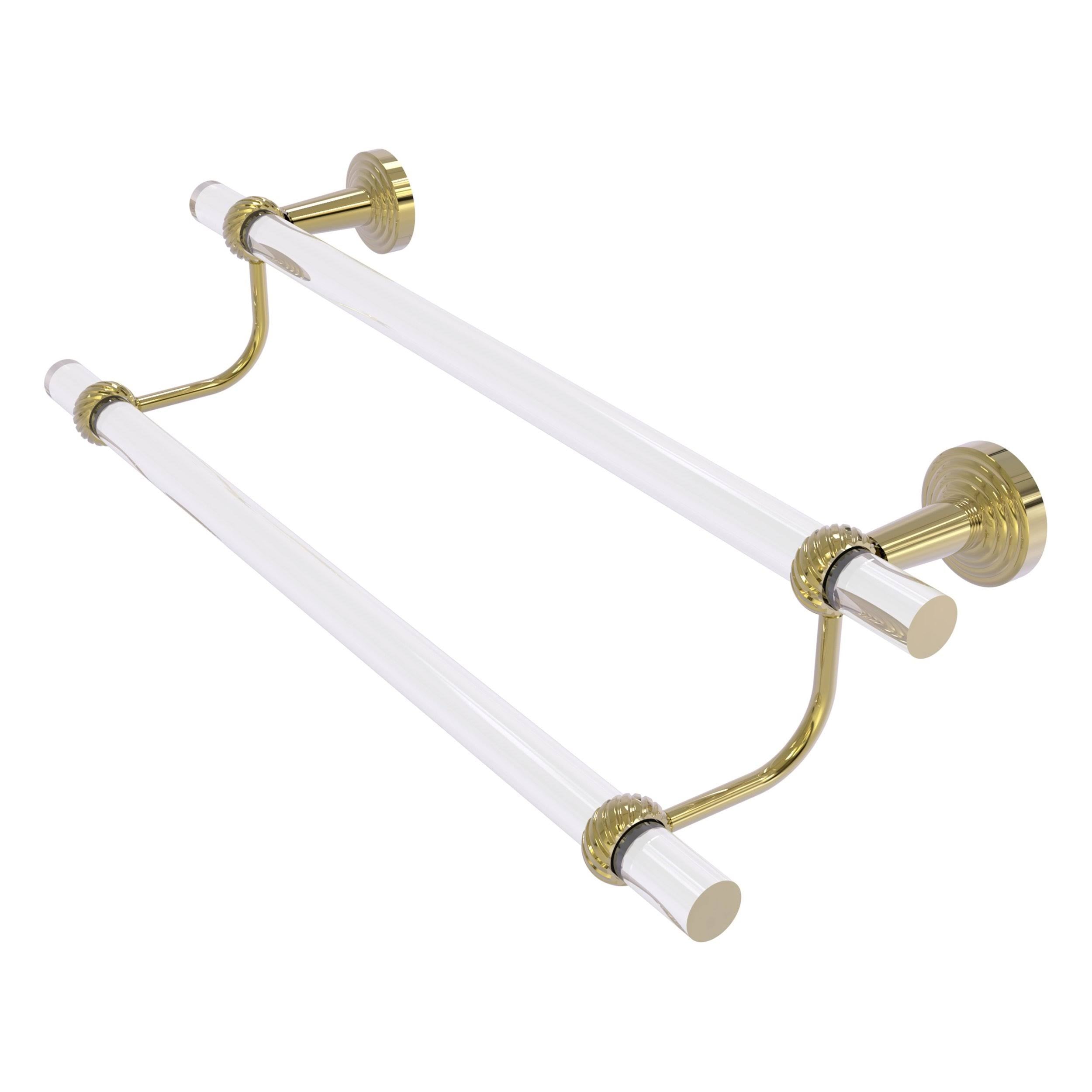 Unlacquered Brass Double Towel Bar - 30 inch X844