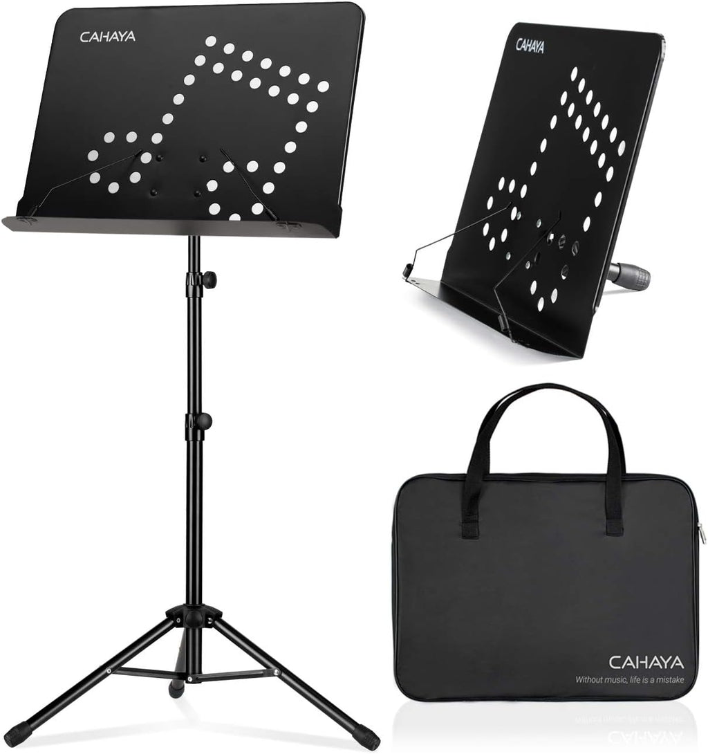 2 in 1 Foldable Sheet Music Stand with Carrying Bag M691