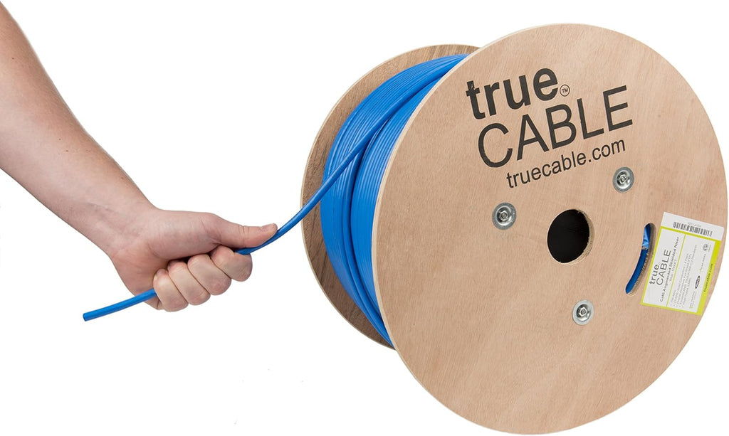1000ft Cat6A Shielded Riser Bulk Ethernet Cable A558