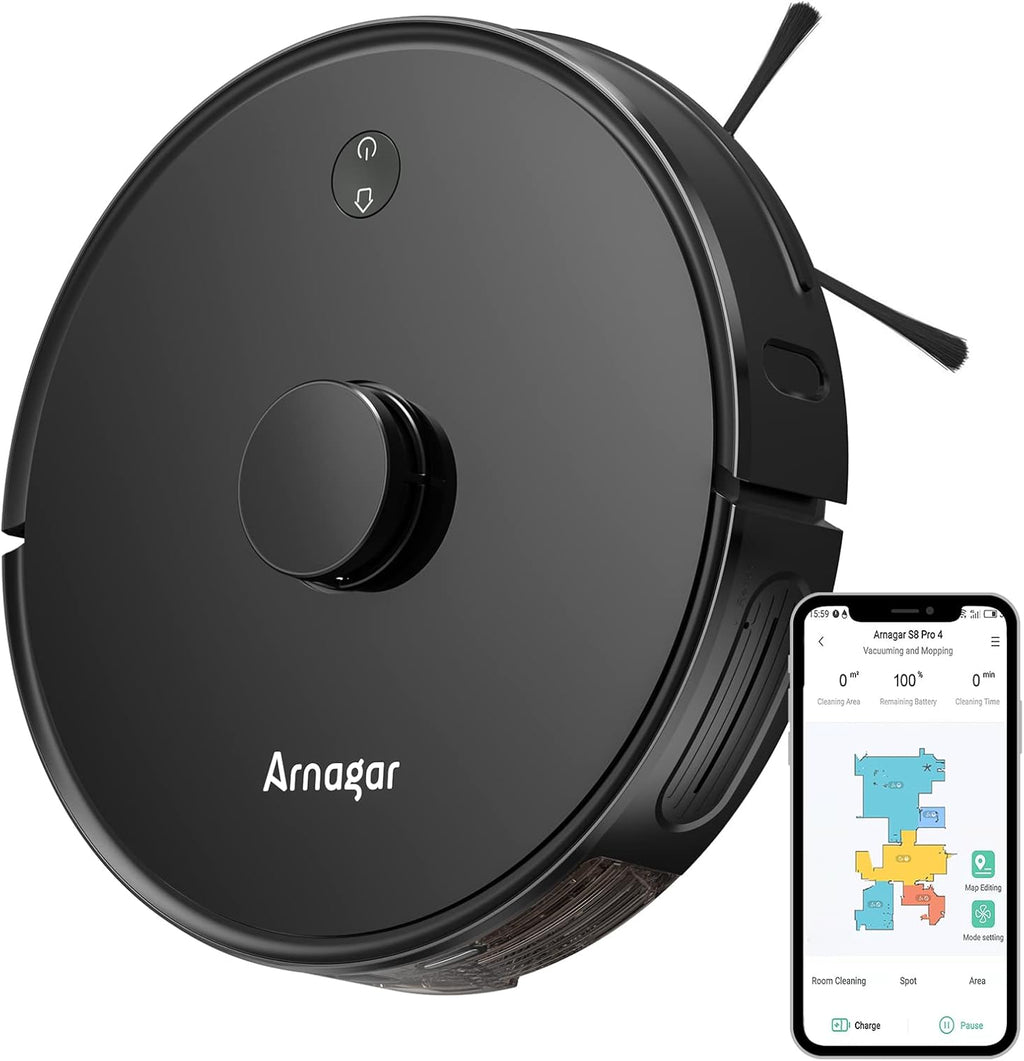 Robot Vacuum and Mop Combo, 3500Pa Suction, 220 Mins Runtime I139