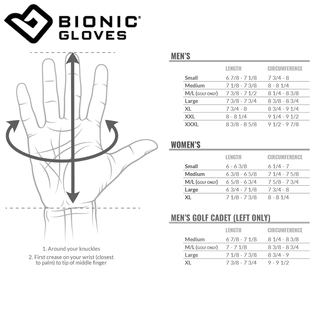 White XL Golf Glove H68195
