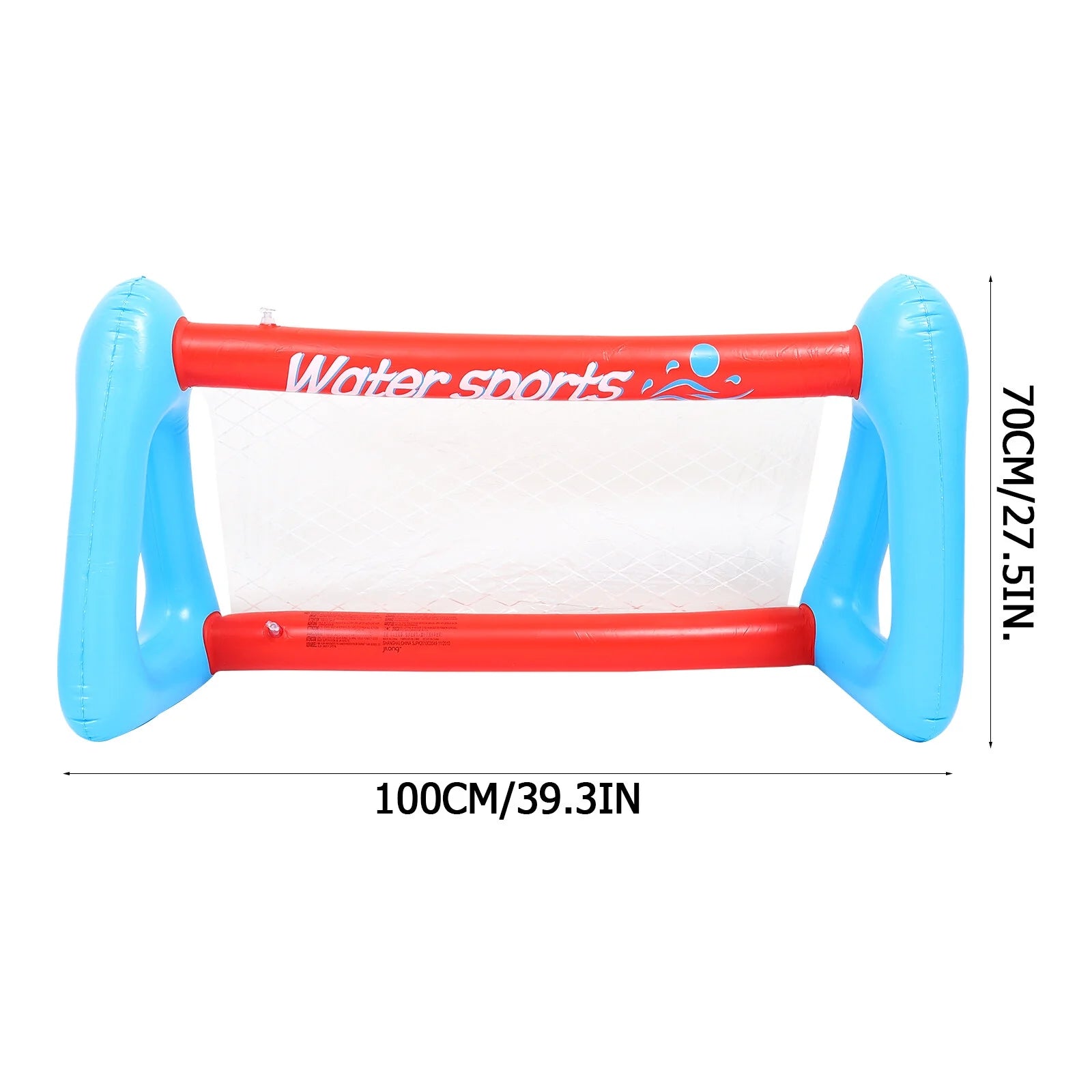Inflatable Pool Float Set with Volleyball Net and Volleyballs Q6328