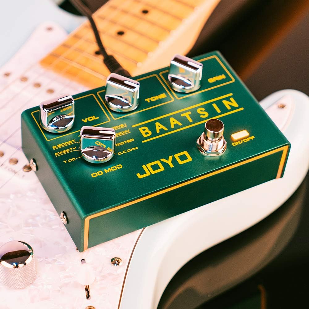 Overdrive & Distortion Pedal with 8 Classic OD/DS Sounds for Electric Guitar, Pack of 2 F12683