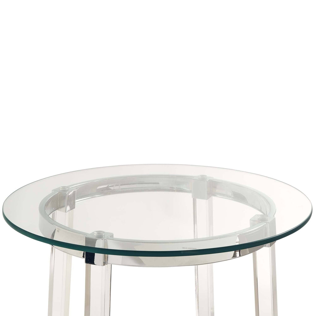 Clear End Table D84392