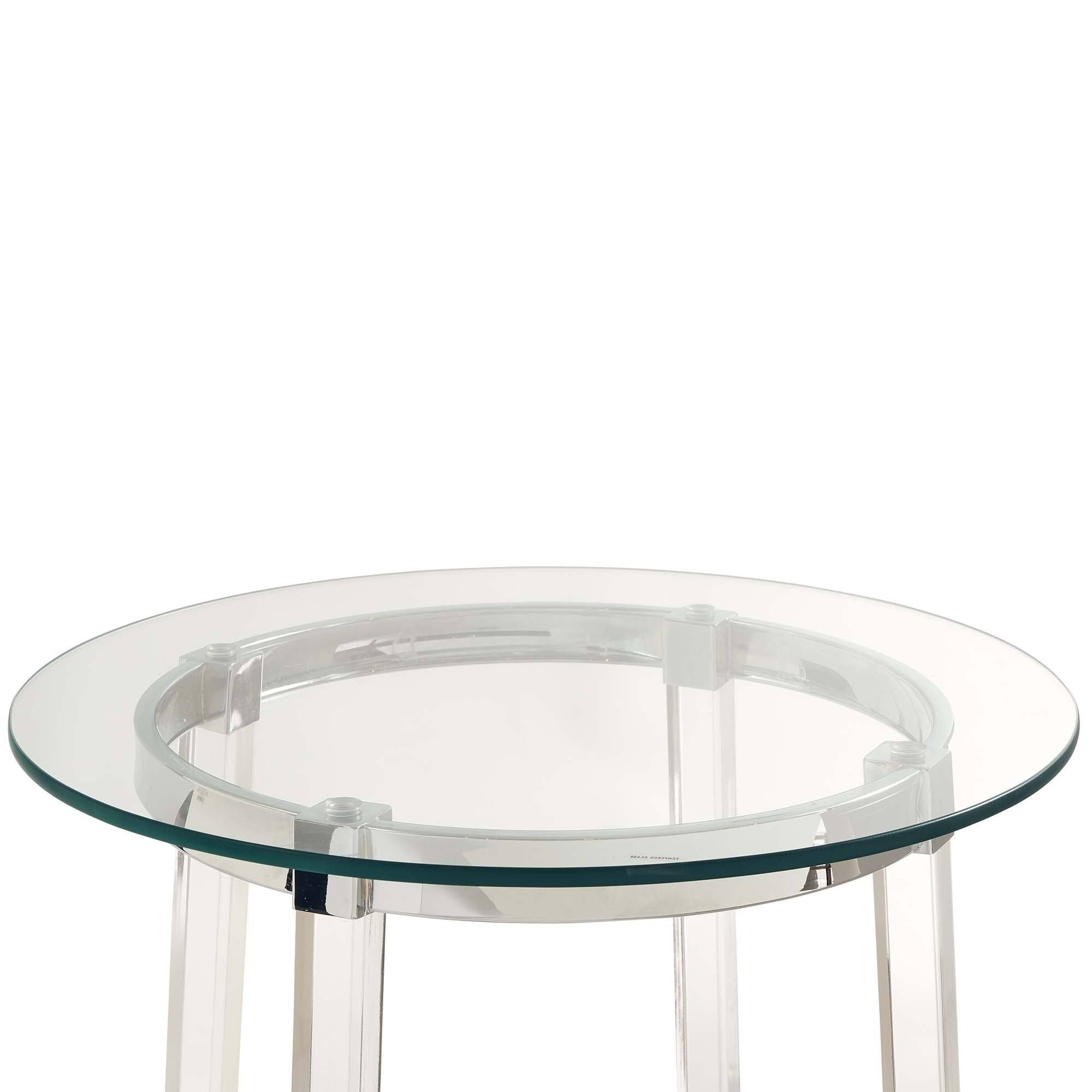 Clear End Table D84392
