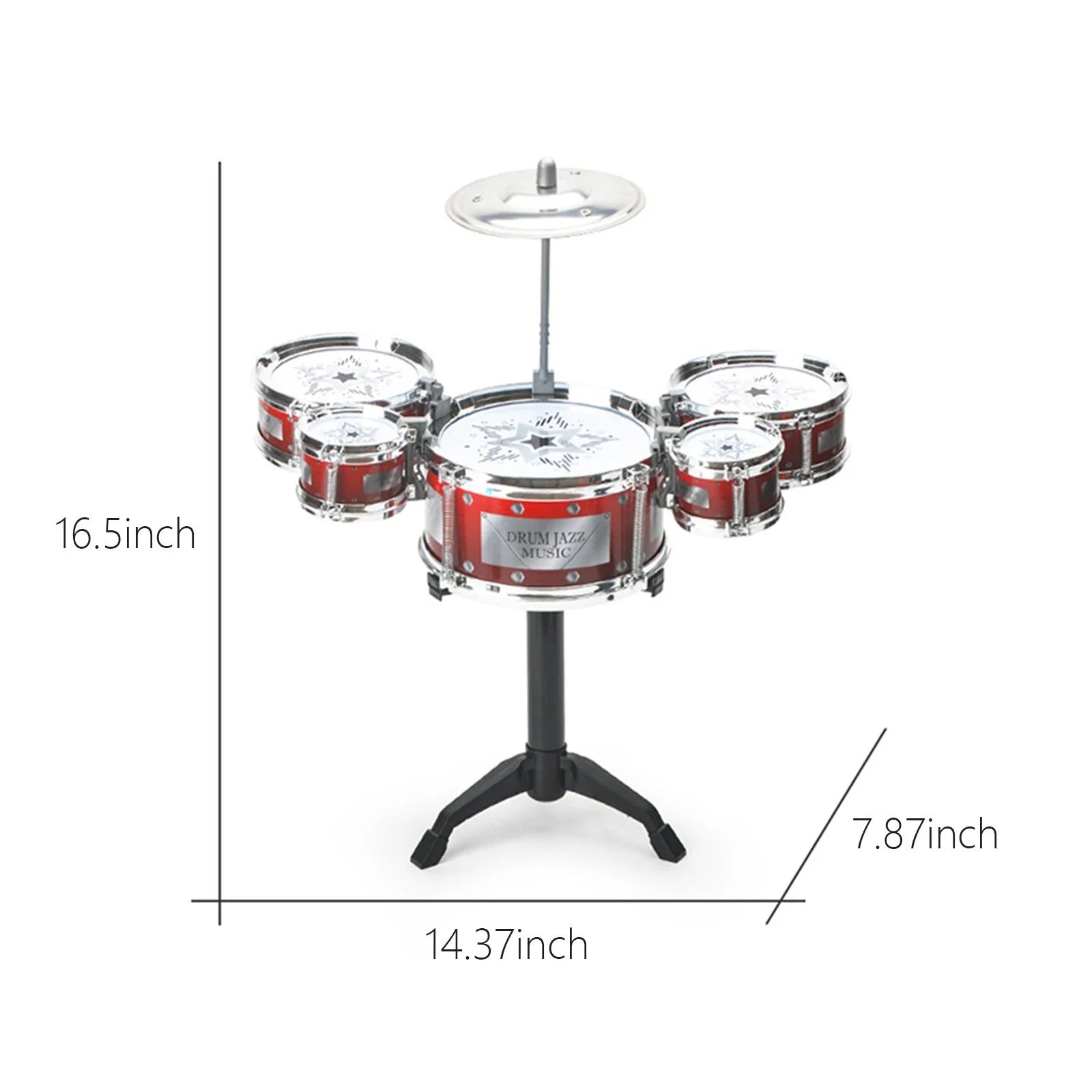 Toddler Drum Set Musical Toy Percussion Instruments V5390