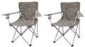 Quad Folding Camp Chair 2 Pack with Mesh Cup Holder Y355312