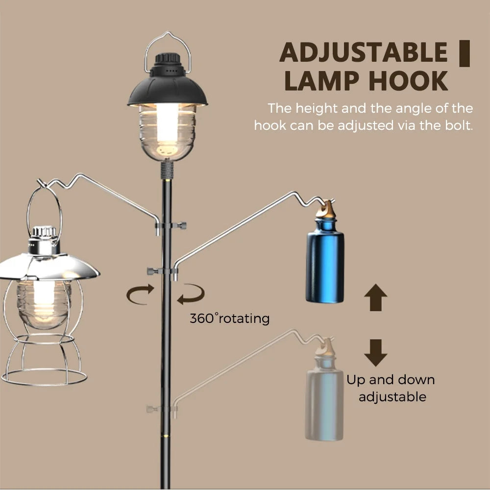 Adjustable Aluminum Alloy Lantern Hanger Y186
