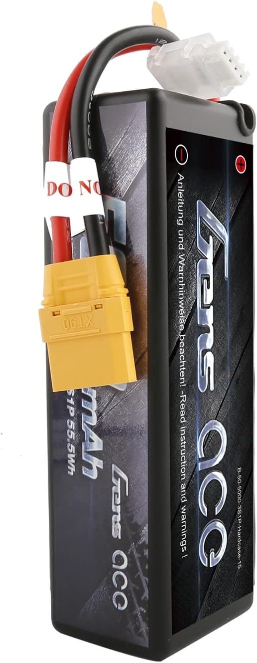 11.1V 5000mAh 3S 50C HardCase LiPo Battery with Deans Plug C932