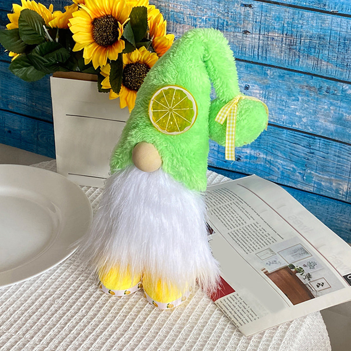 Summer Style Lemon Gnomes Plush Doll U631185