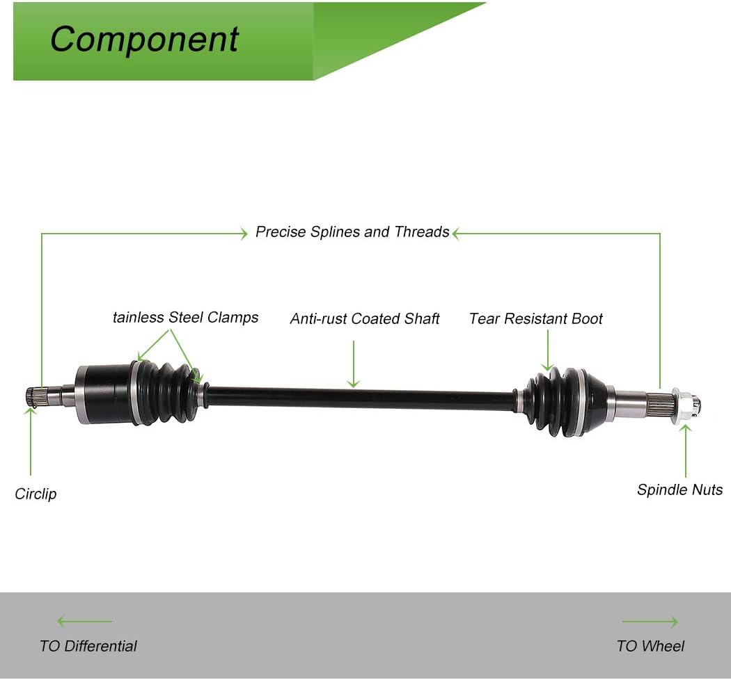 CV Axle Shaft Assembly Pack of 2 G61893