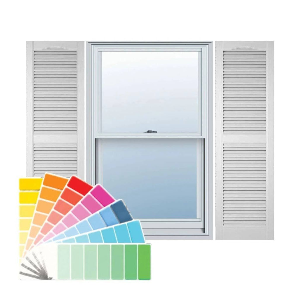 Lifetime Vinyl Open Louver Shutters O3186