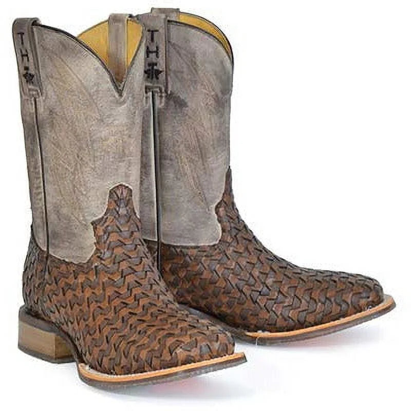 Tan Handcrafted Boots Y8425