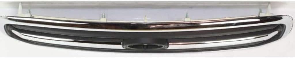 Chrome Shell Painted Black Insert Plastic Grille Assembly C353