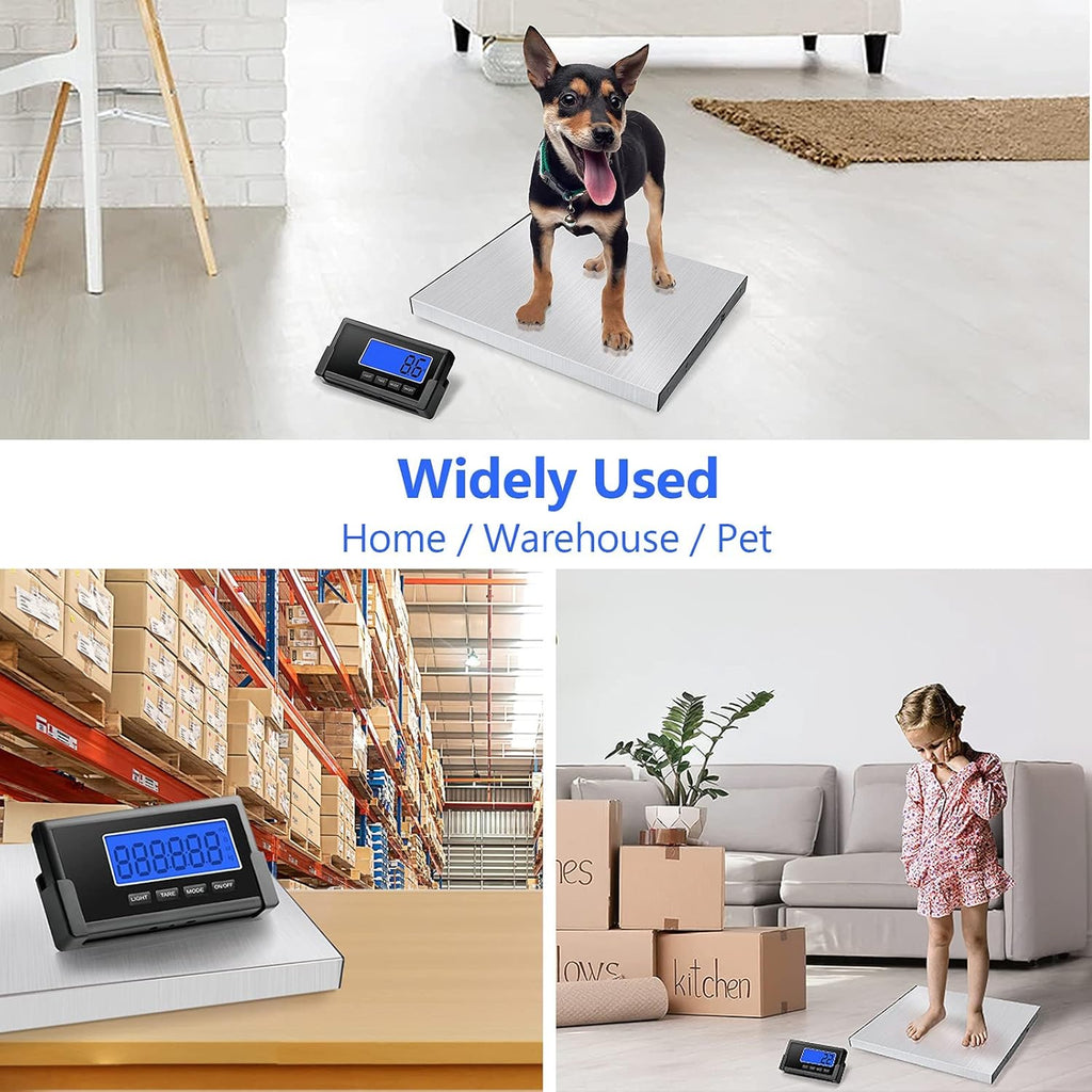 397lb Heavy Duty Postal Scale Stainless Steel with Wireless Displays, Pack of 2 X34375