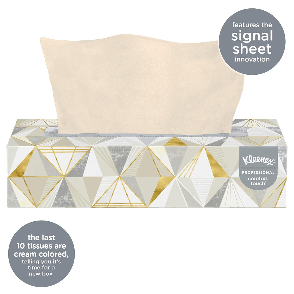 Facial Tissue Flat Tissue Boxes, 48 Boxes / Case, 125 Tissues / Box I13381