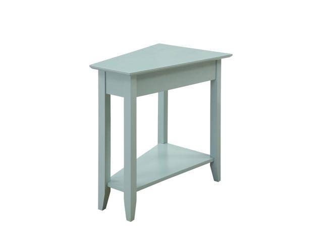 Wedge End Table Sea Foam Finish D64525