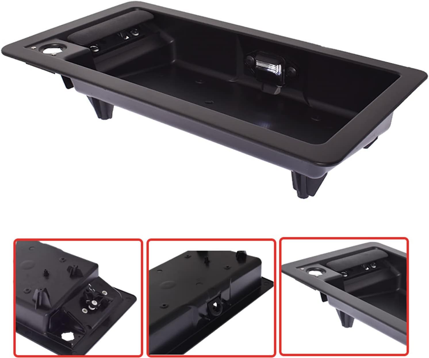 Cargo Exterior Door Handle & License Plate Tag Bracket Replacement Pack of 2 M729913