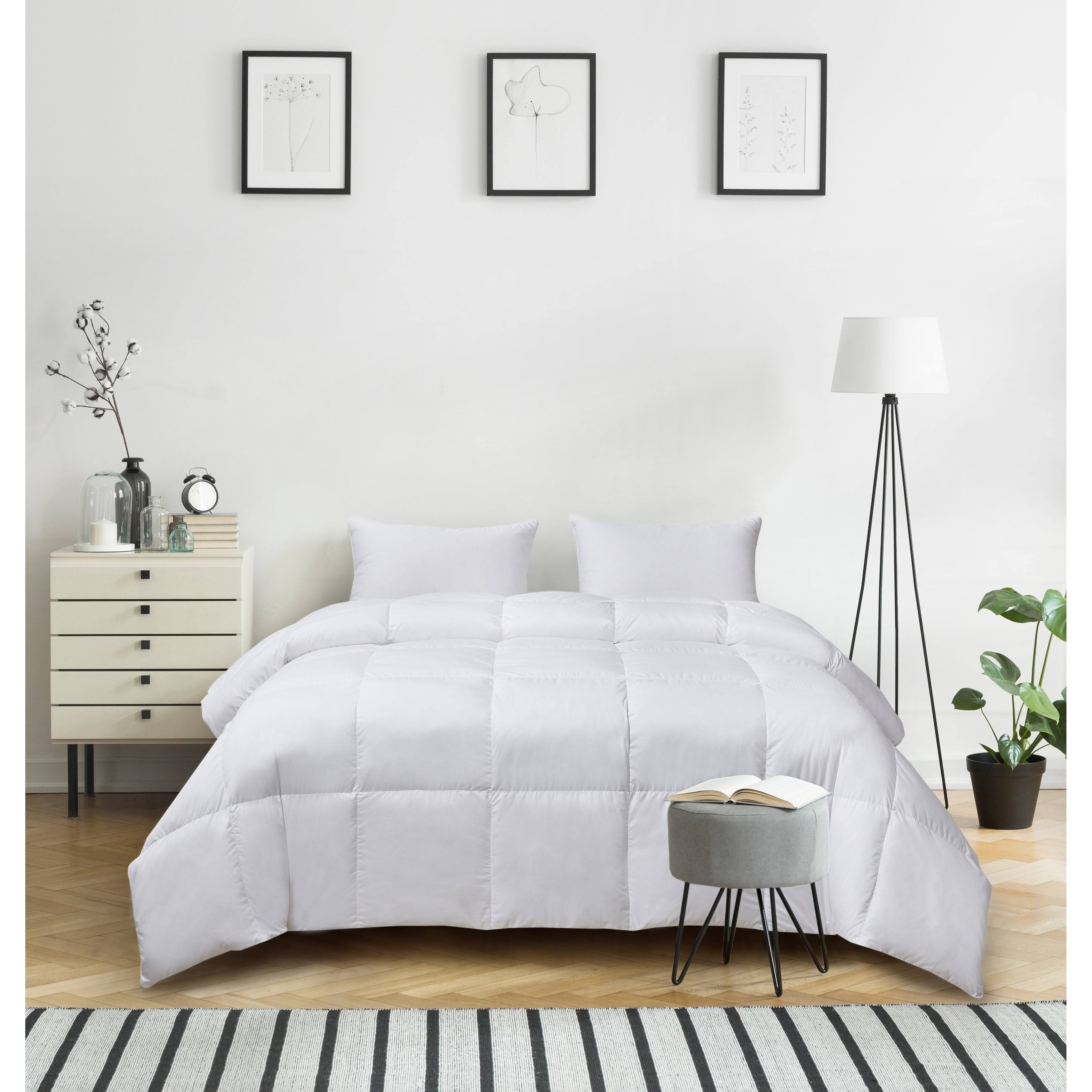 White Down Fiber Comforter - King L4673