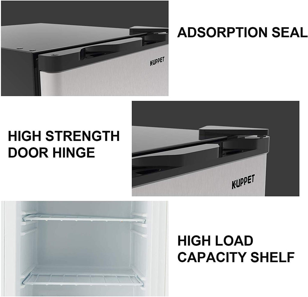 Compact Reversible Single Door Table Top Mini Freezer, 2.1CU.FT Q754830