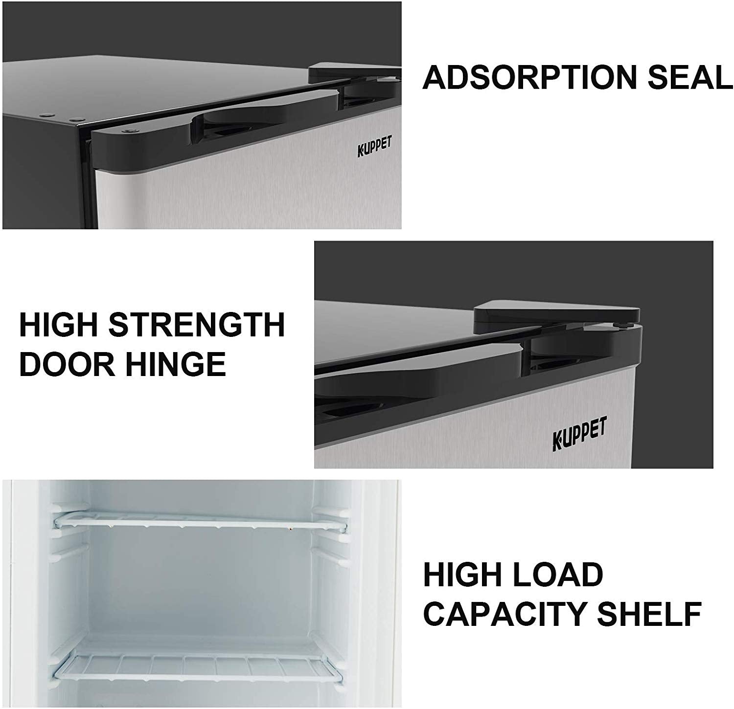 Compact Reversible Single Door Table Top Mini Freezer, 2.1CU.FT Q754830