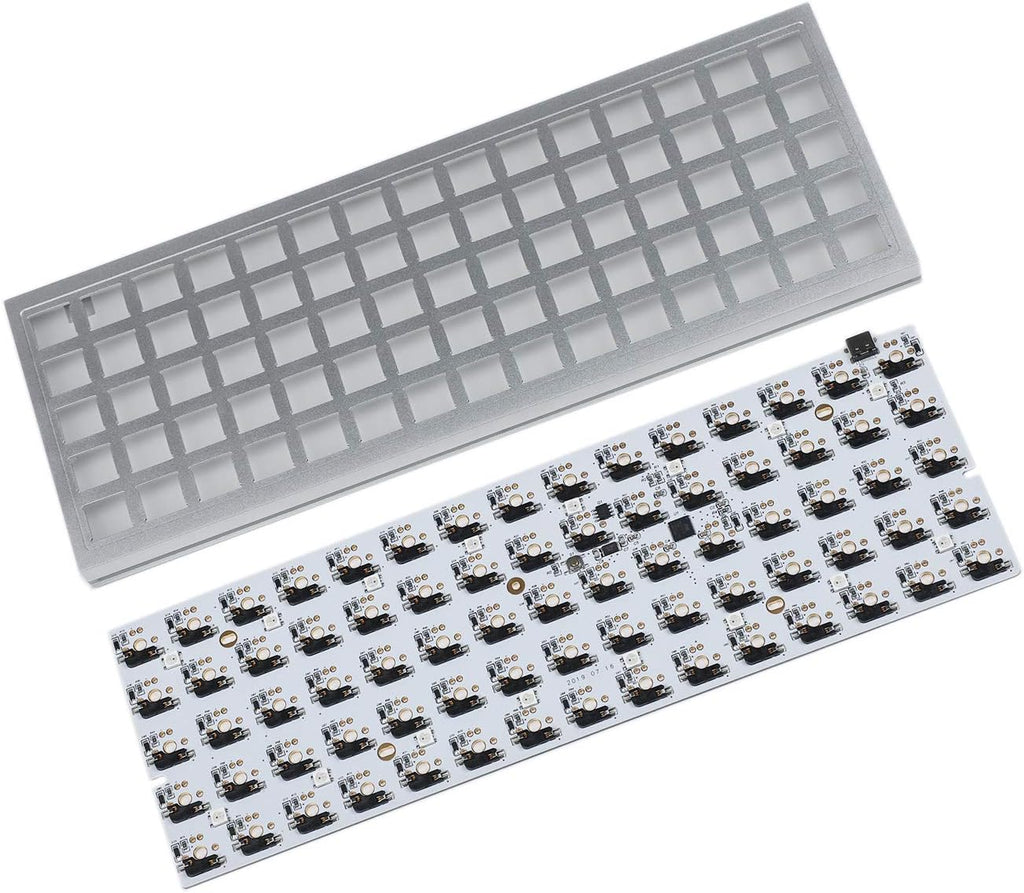75 Keys Ortholinear Layout QMK Anodized Aluminum Hot Swap Mechanical Keyboard Kit K5814