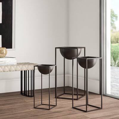 3 Piece Square Nesting Plant Stand J850