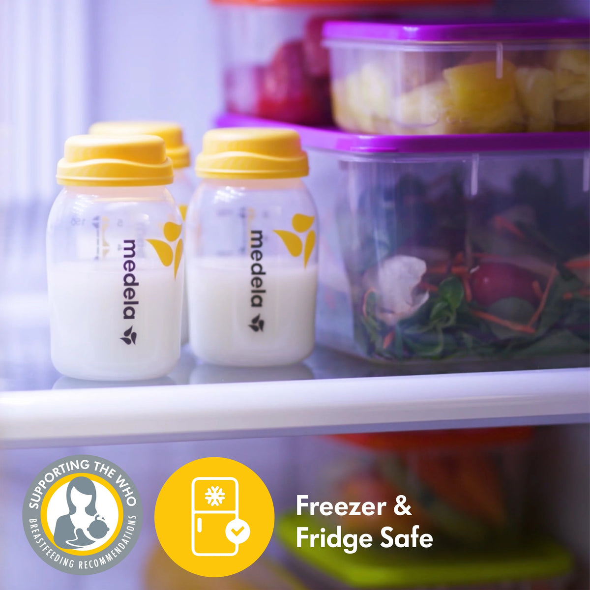 45 Pieces Clear Breast Milk Storage Set B730116