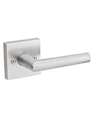 Satin Chrome Single Cylinder Interior Pack with Square Rosette V9365