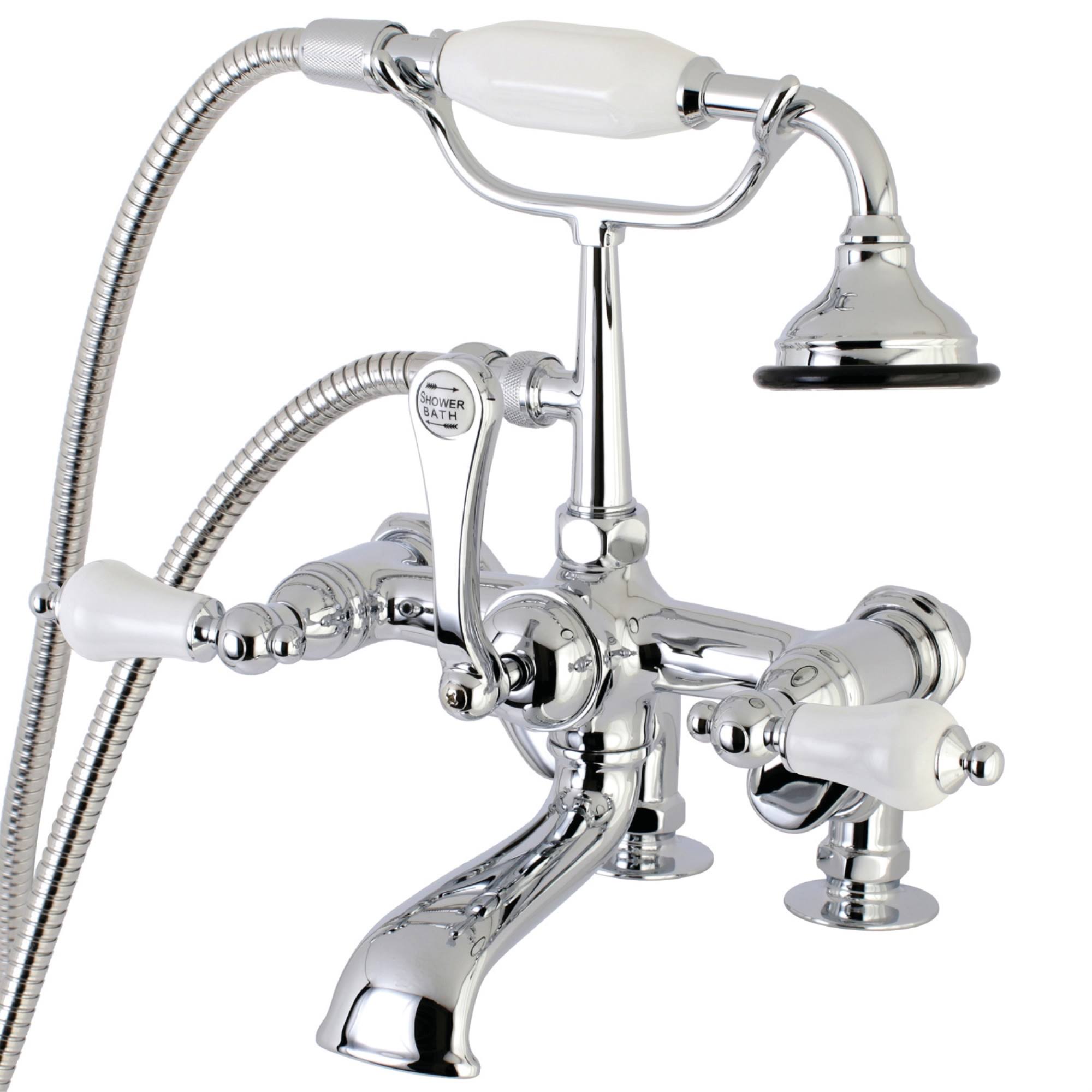 Chrome Clawfoot Tub Faucet with Hand Shower N707965