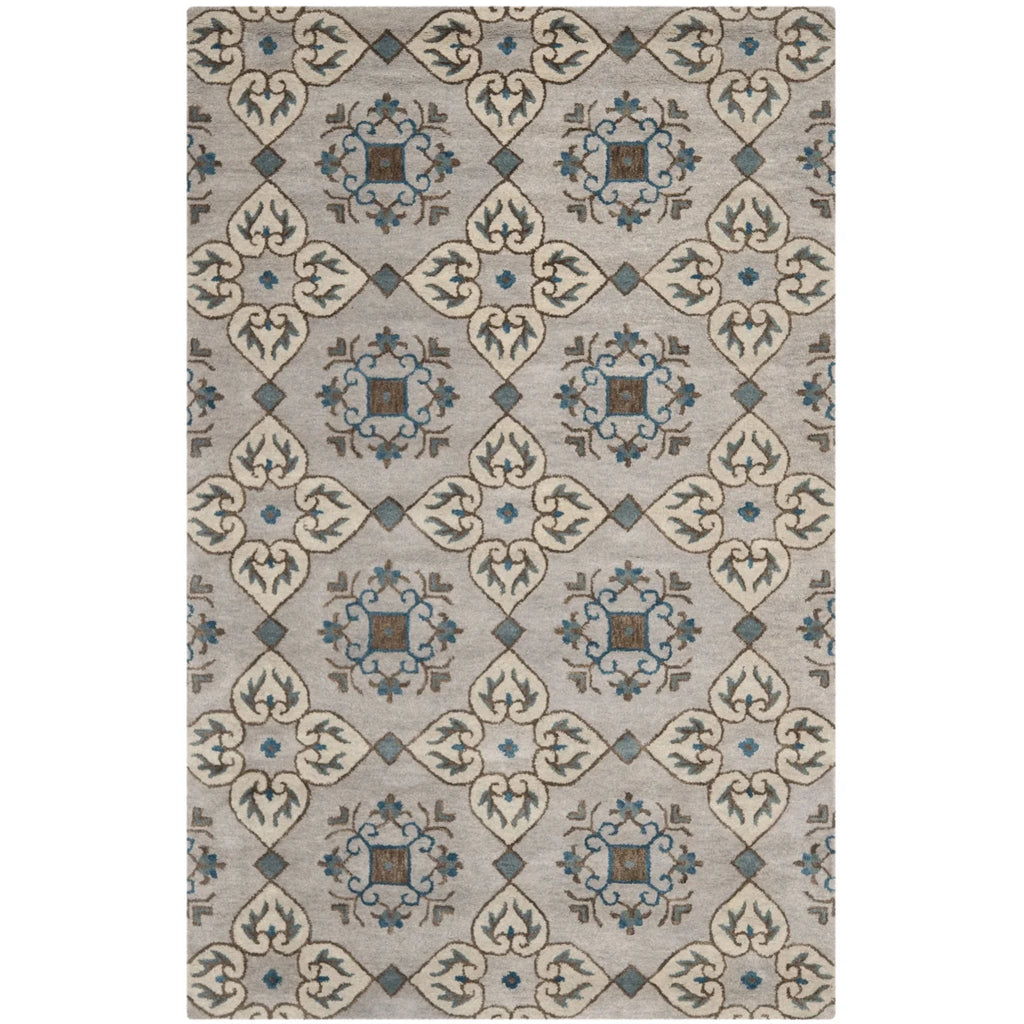 Beige Floral Area Rug, 2' x 3' V80990