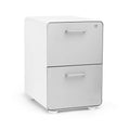 White Light Gray 2-Drawer File Cabinet L962874