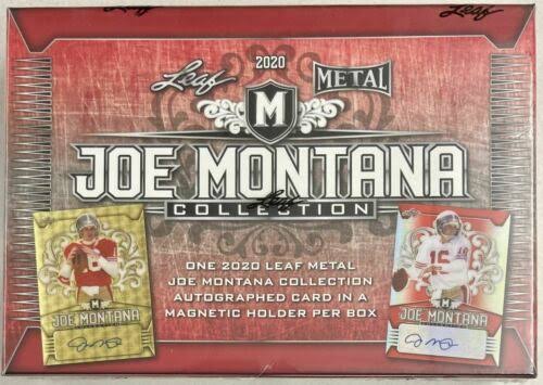 2020 Leaf Metal Joe Montana Collection Football Hobby Box Q189209