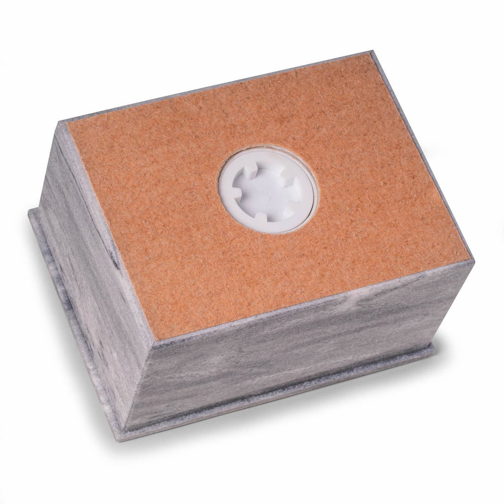 Grey Genuine Marble Cremation Urn D684